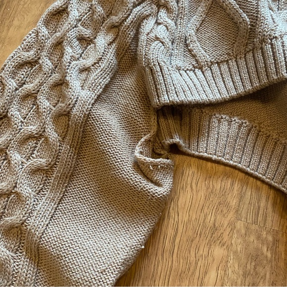 Anthropologie Two-Piece Bolero Knit Shrug and Camisole in Taupe / Camel - Picture 5 of 6